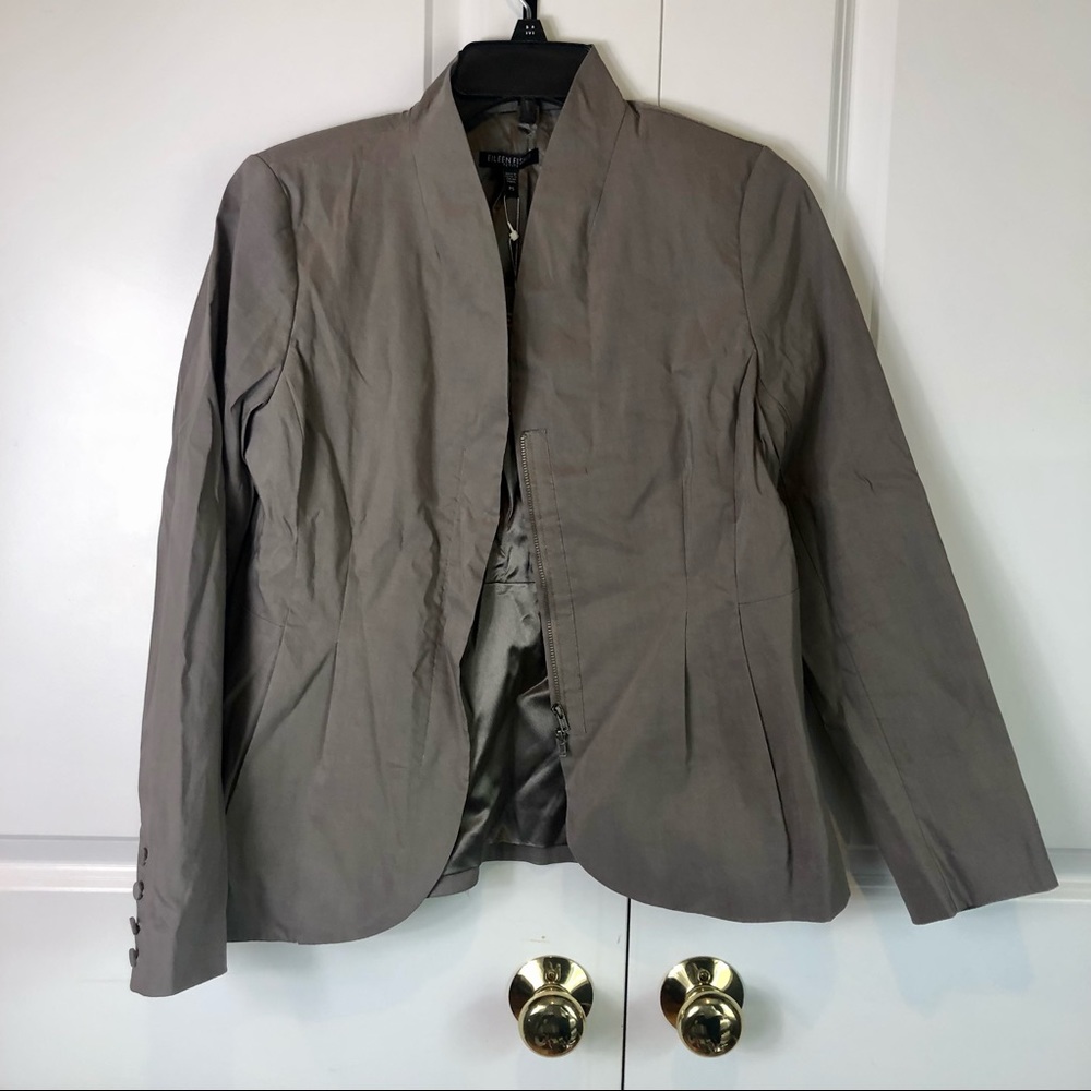 Eileen Fisher Brand New Grey Work Jacket